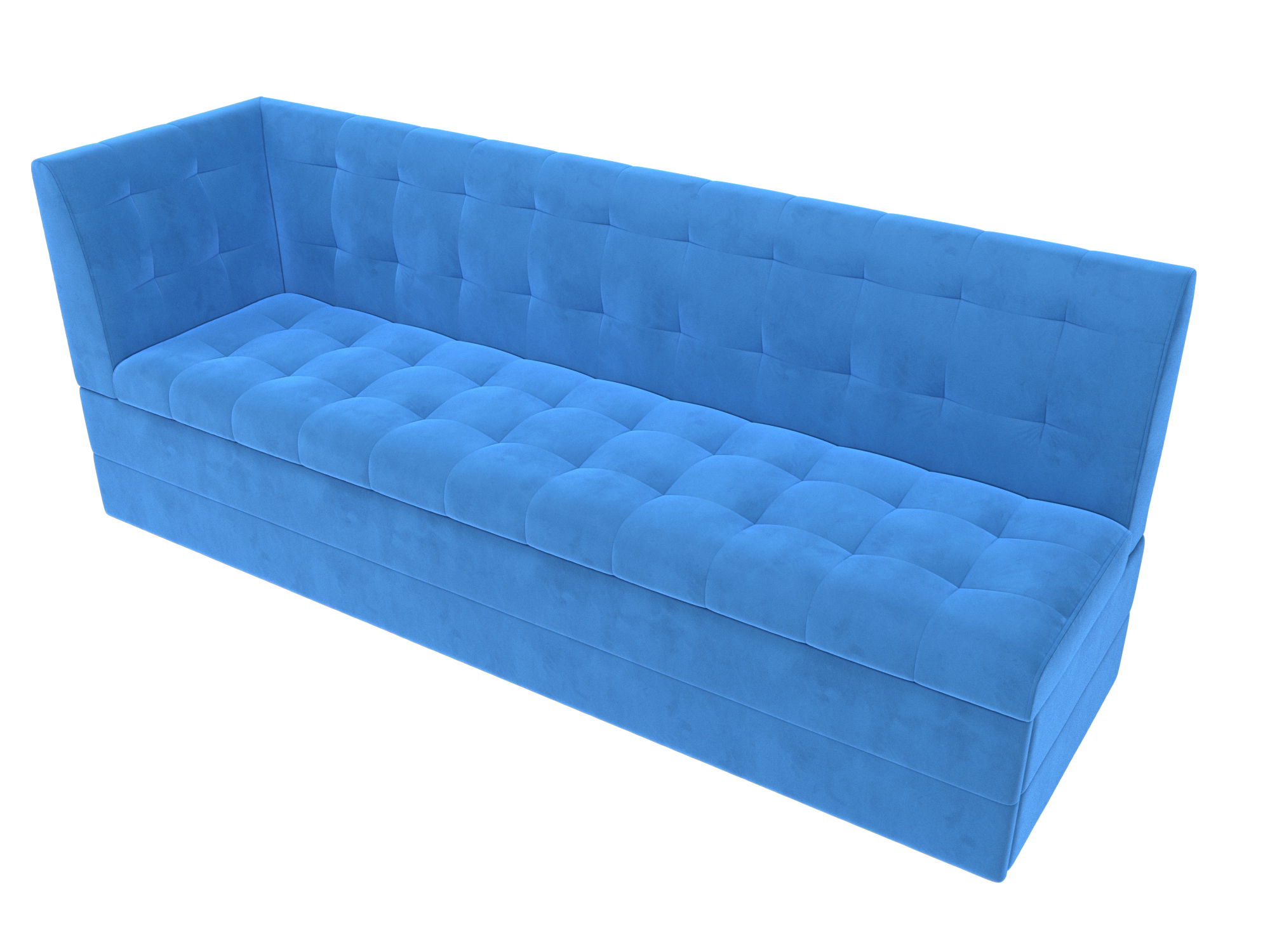 Кухонный диван Бриз с углом слева Голубой