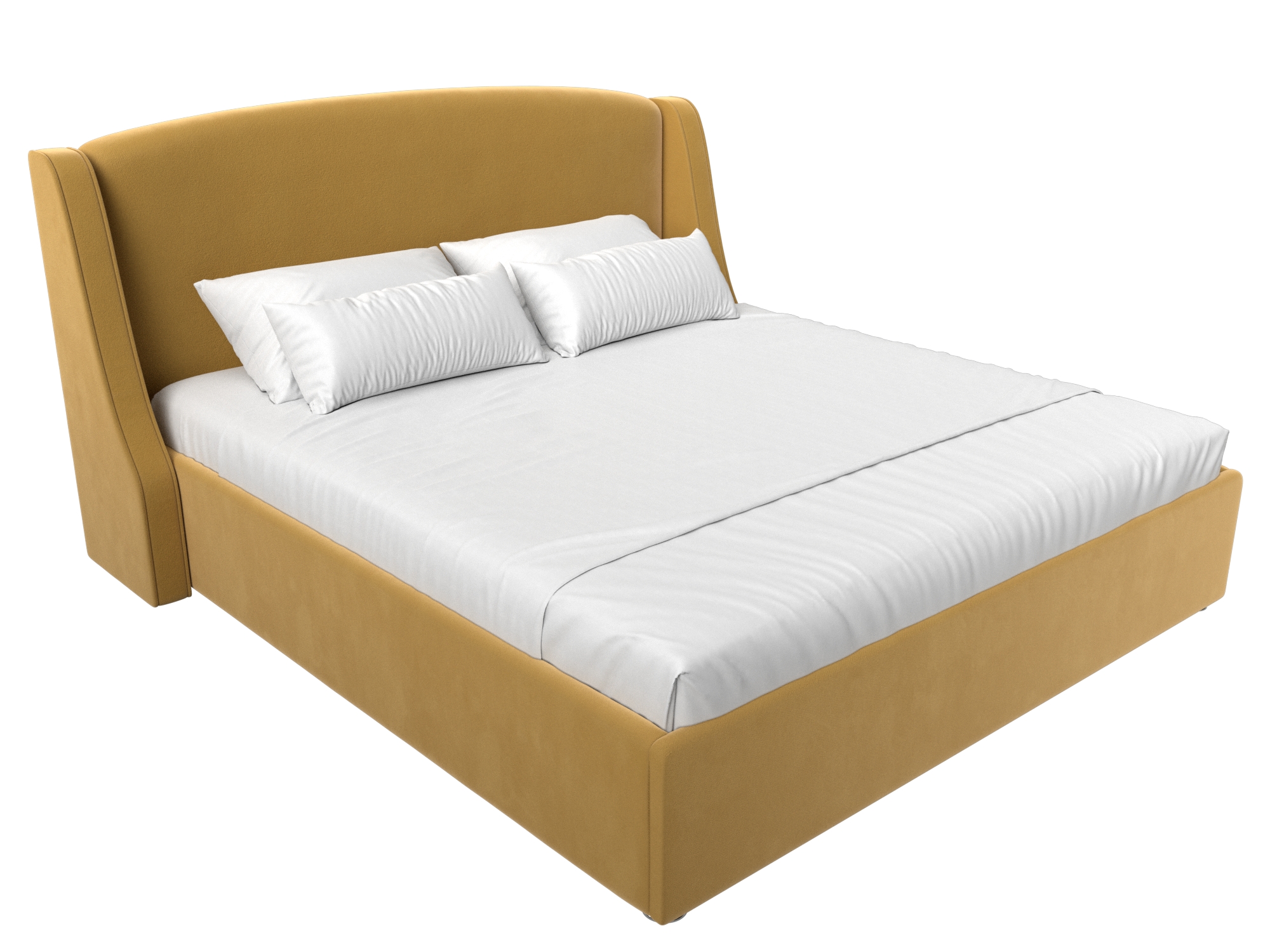 Интерьерная кровать Лотос 160 Желтый