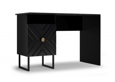 Стол письменный Марсель (черный) Кураж