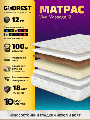 Матрас GODREST Viva Massage 12