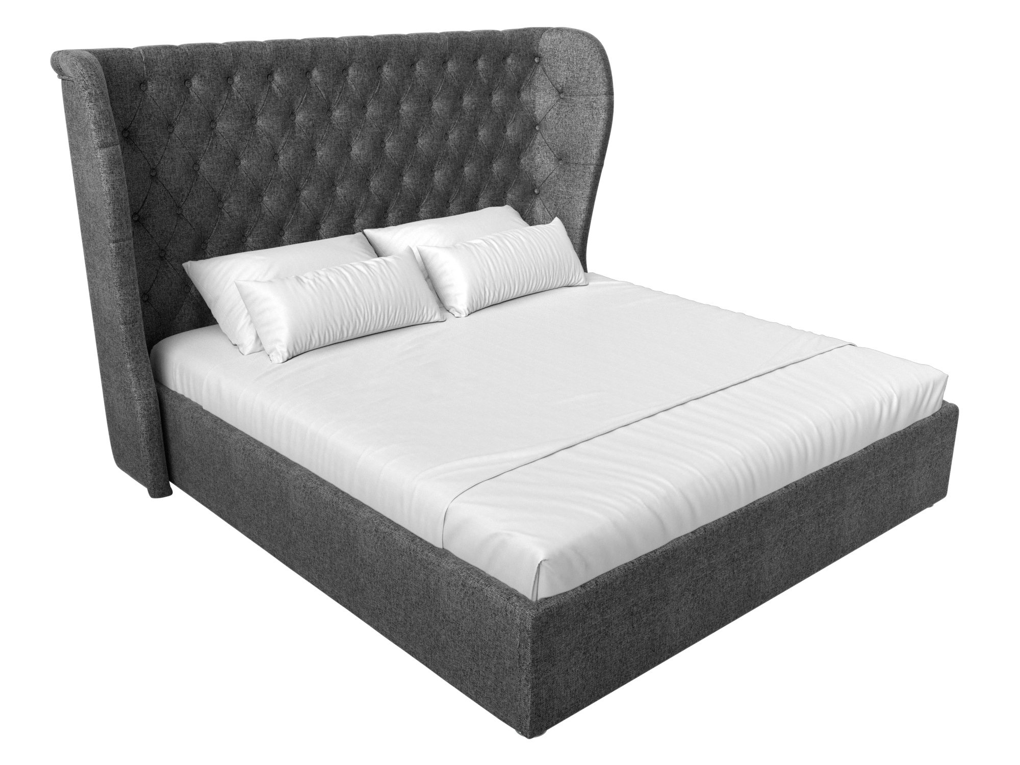 Интерьерная кровать Далия 160 Серый