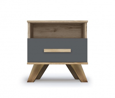 Тумба прикроватная «Вега Скандинавия» (силк флай) Кураж