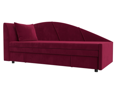 Кушетка Тропикана угол левый Бордовый