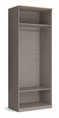 Шкаф 2-х дверный корпус (мокко) Капри 2 Кураж