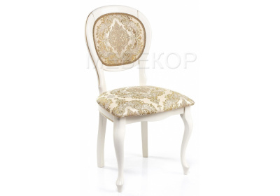 Стул деревянный Adriano молочный / патина Woodville