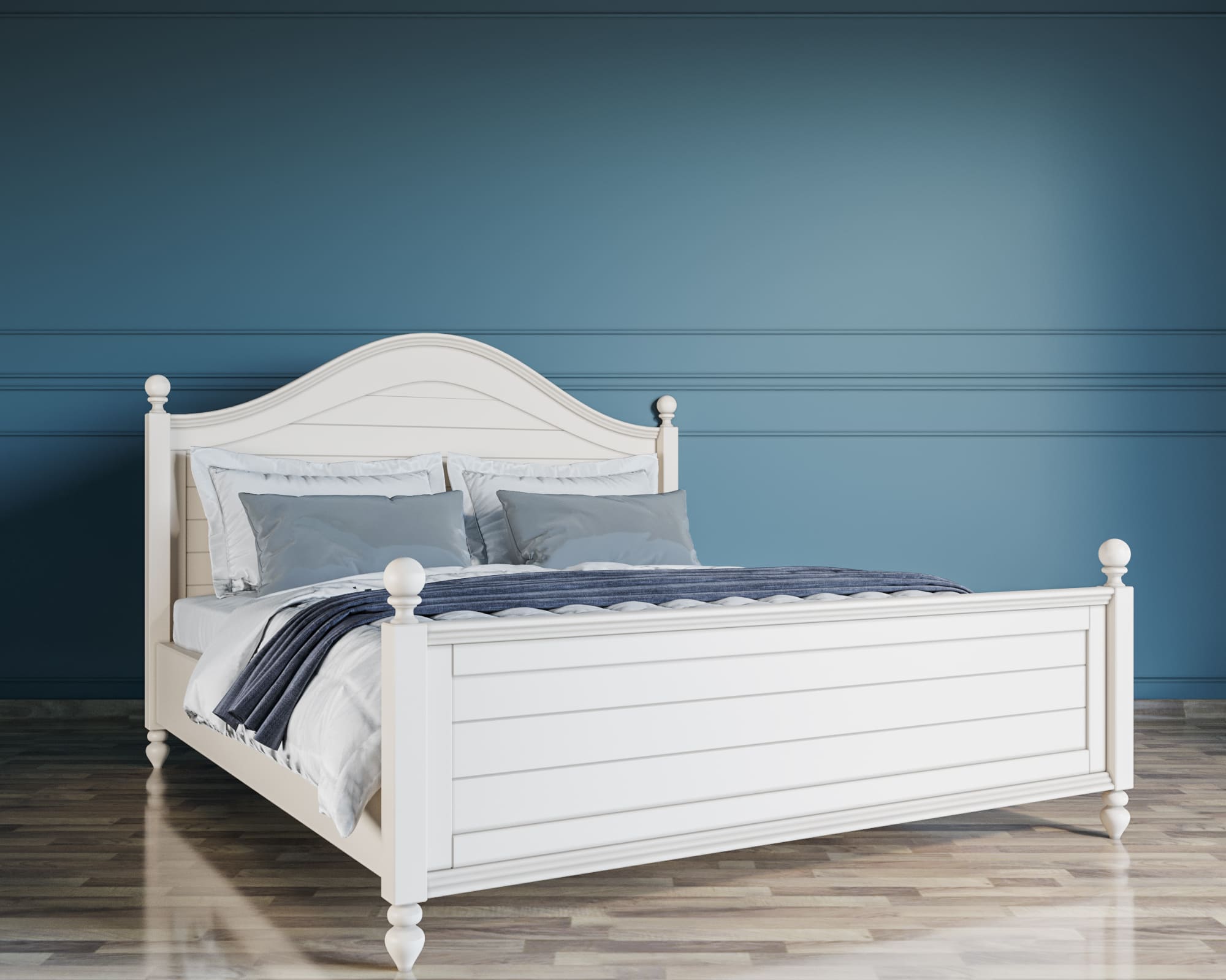 Кровать в стиле Прованс "Odri" 180 на 200 арт 2141/18 Этажерка