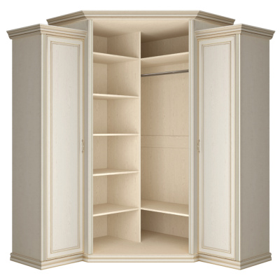 Шкаф угловой (корпус, малые боковые двери в комплекте) «Венето» Кураж