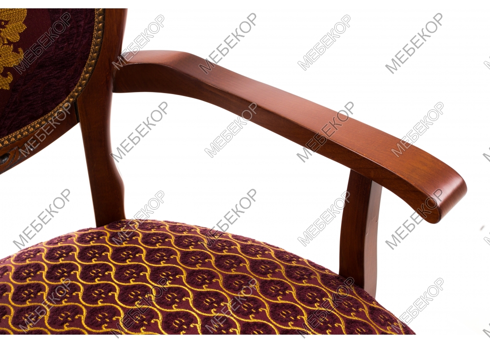 Стул деревянный Кресло Adriano 2 вишня / патина Woodville