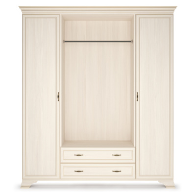 Шкаф четырехдверный (корпус, боковые двери в комплекте) Сиена Кураж