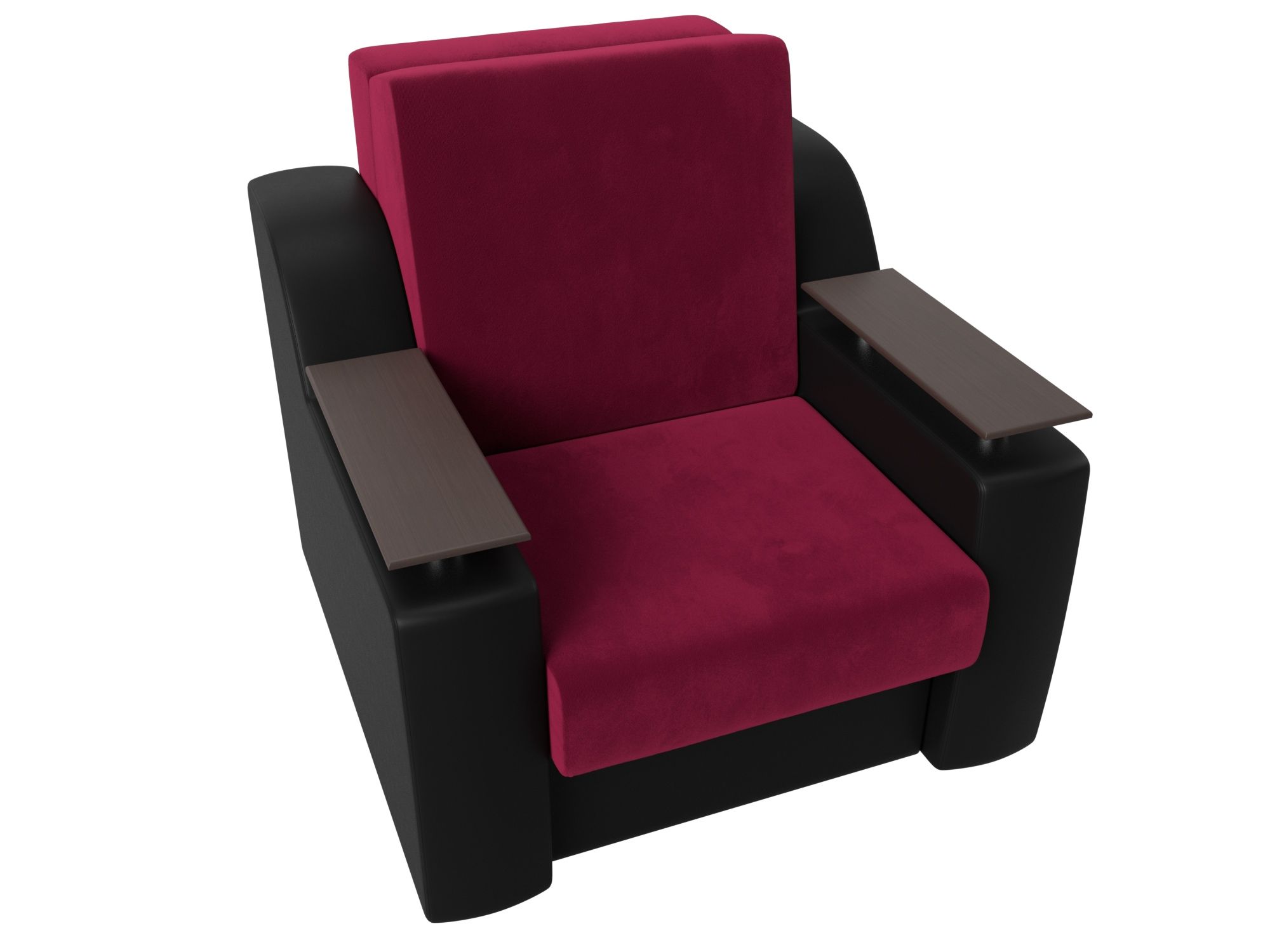 Кресло-кровать Сенатор 60 Бордовый\Черный