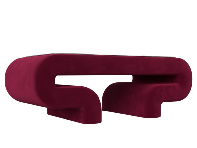 Стол Волна Бордовый