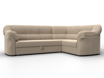 Диван угловой Карнелла правый угол SEVEN 729 бежевый