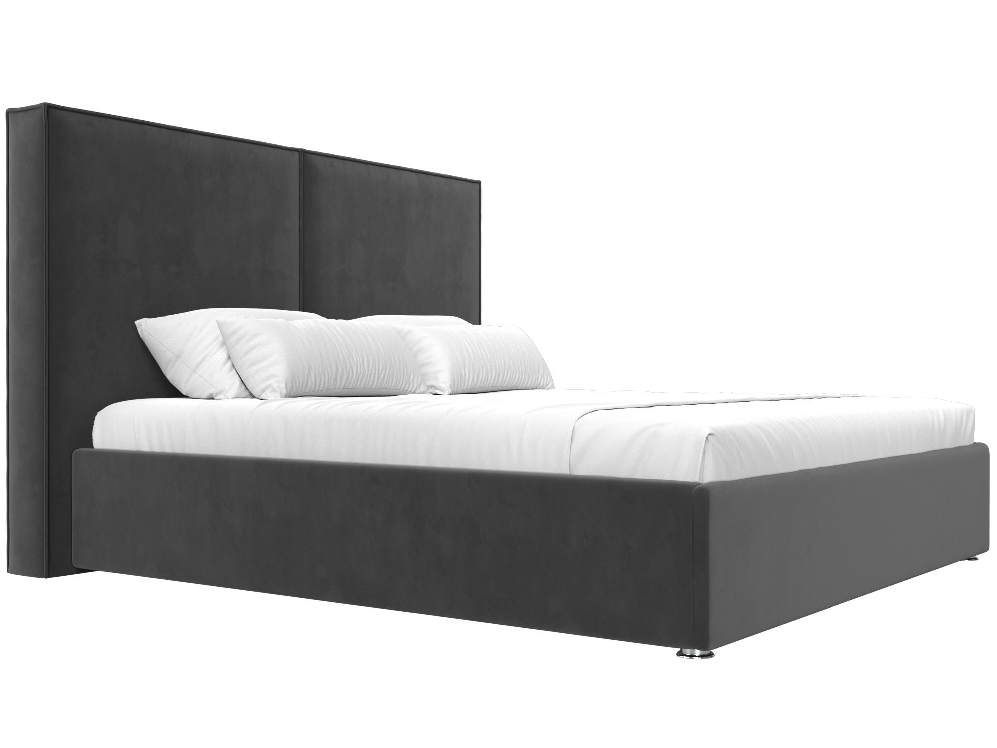 Интерьерная кровать Аура 160 Серый