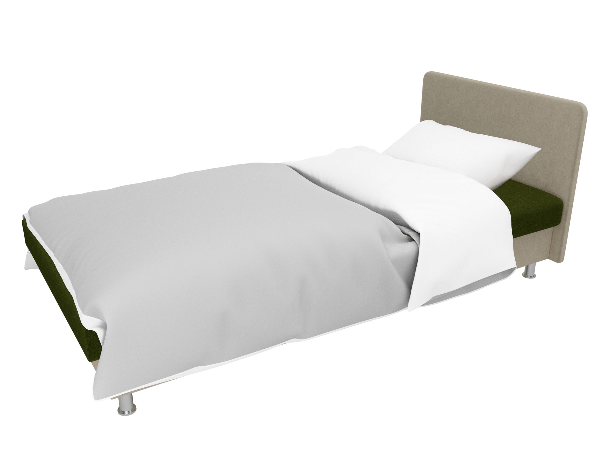Кровать Мальта Зеленый\Бежевый