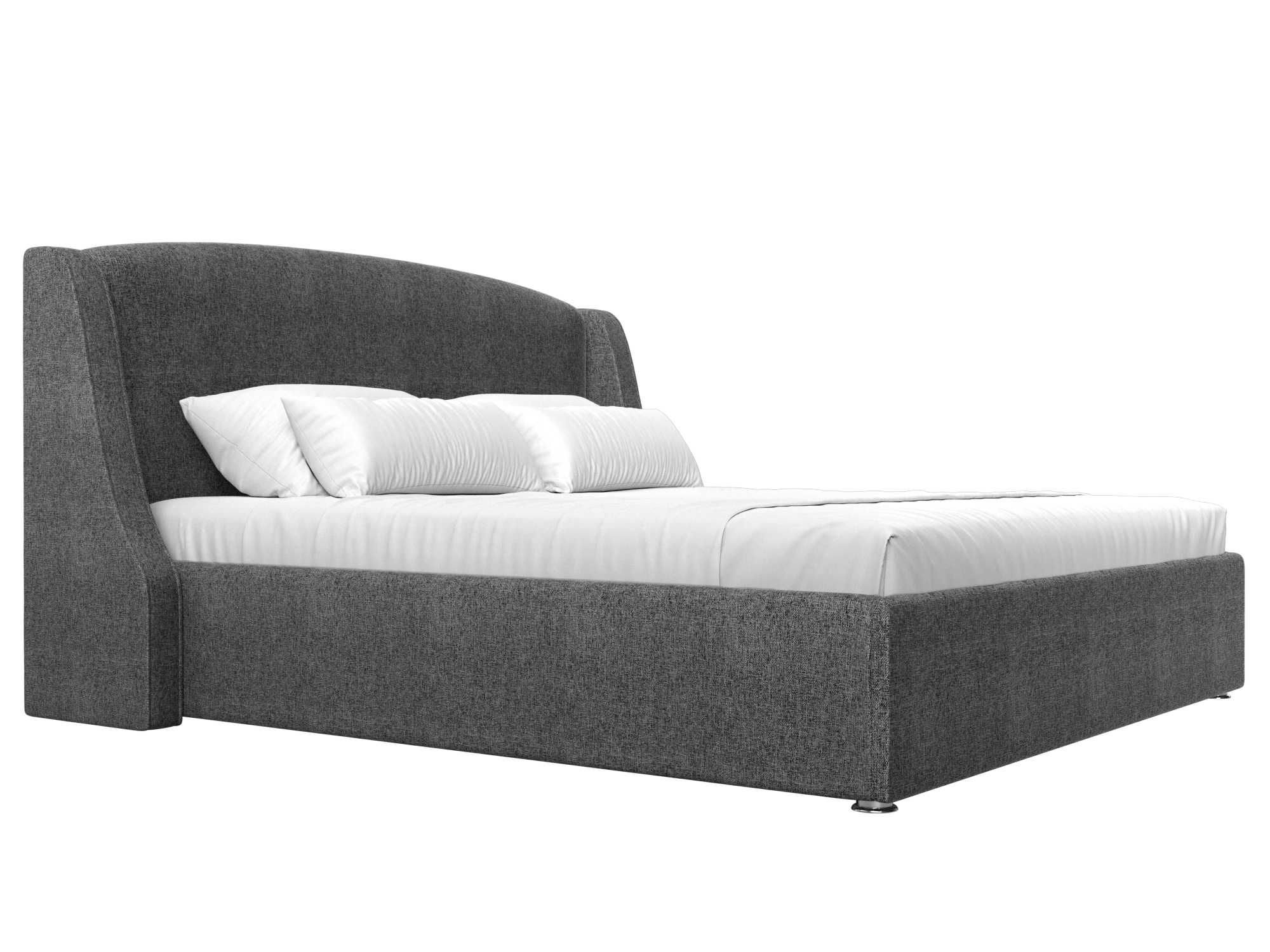 Интерьерная кровать Лотос 160 Серый