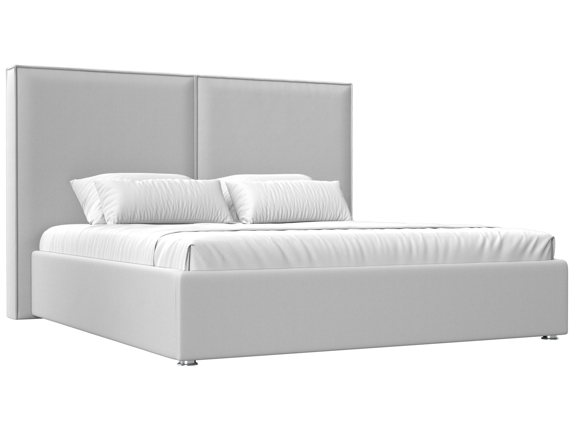Интерьерная кровать Аура 160 Белый