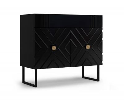 Комод Марсель (черный) Кураж