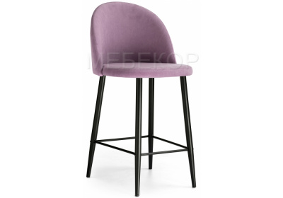 Барный стул Амизуре лавандовый / черный матовый Woodville