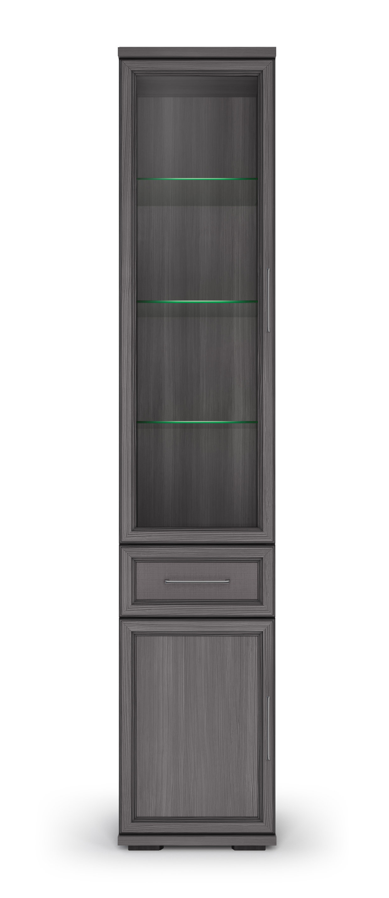 Шкаф 450 со стеклом «Палермо» Кураж