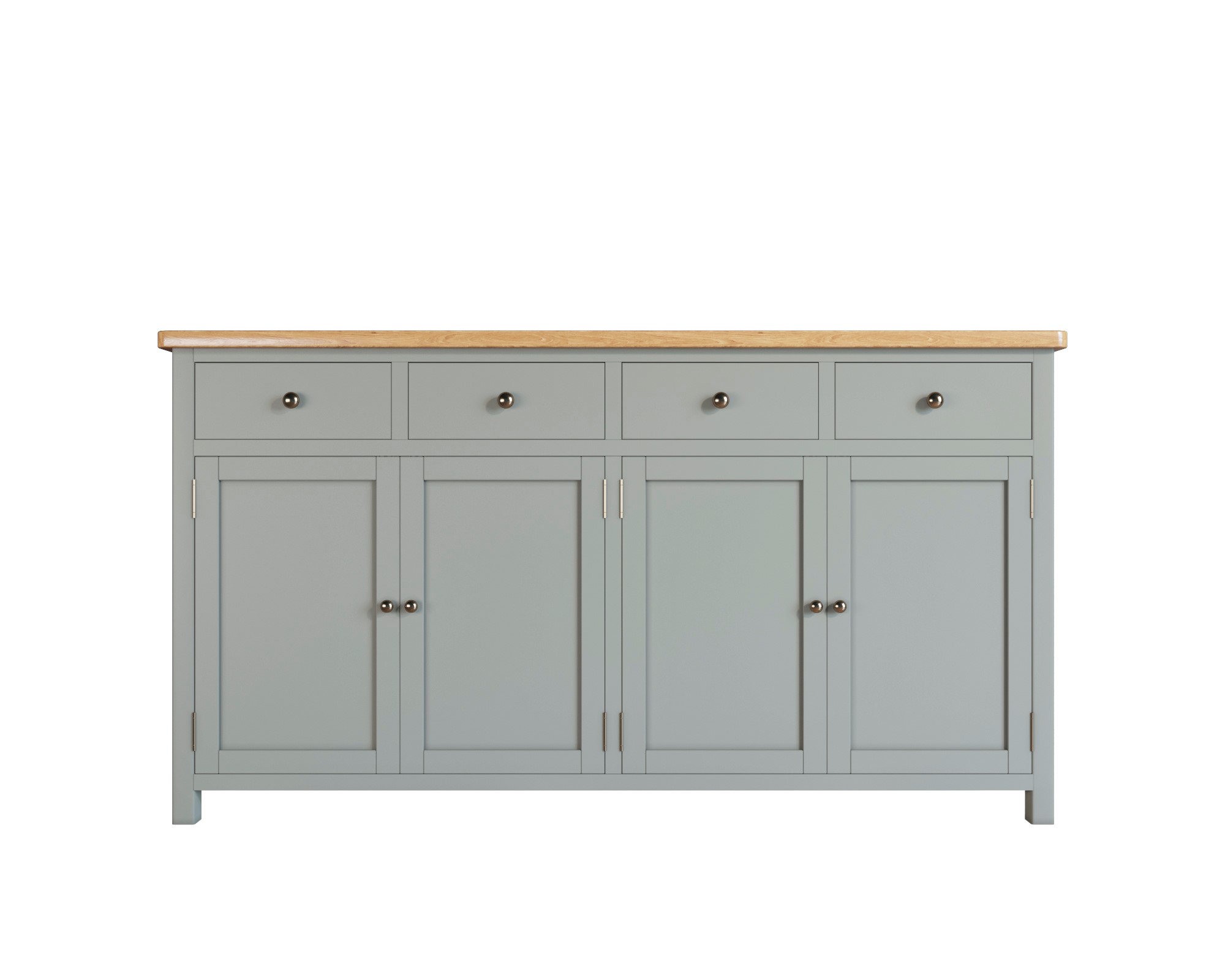 Комод "Jules Verne" 4 ящика 4 дверки серый арт JV37ETGG Этажерка