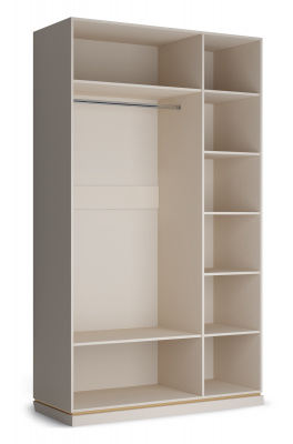 Шкаф 3-х дверный корпус (сатин) Капри Кураж