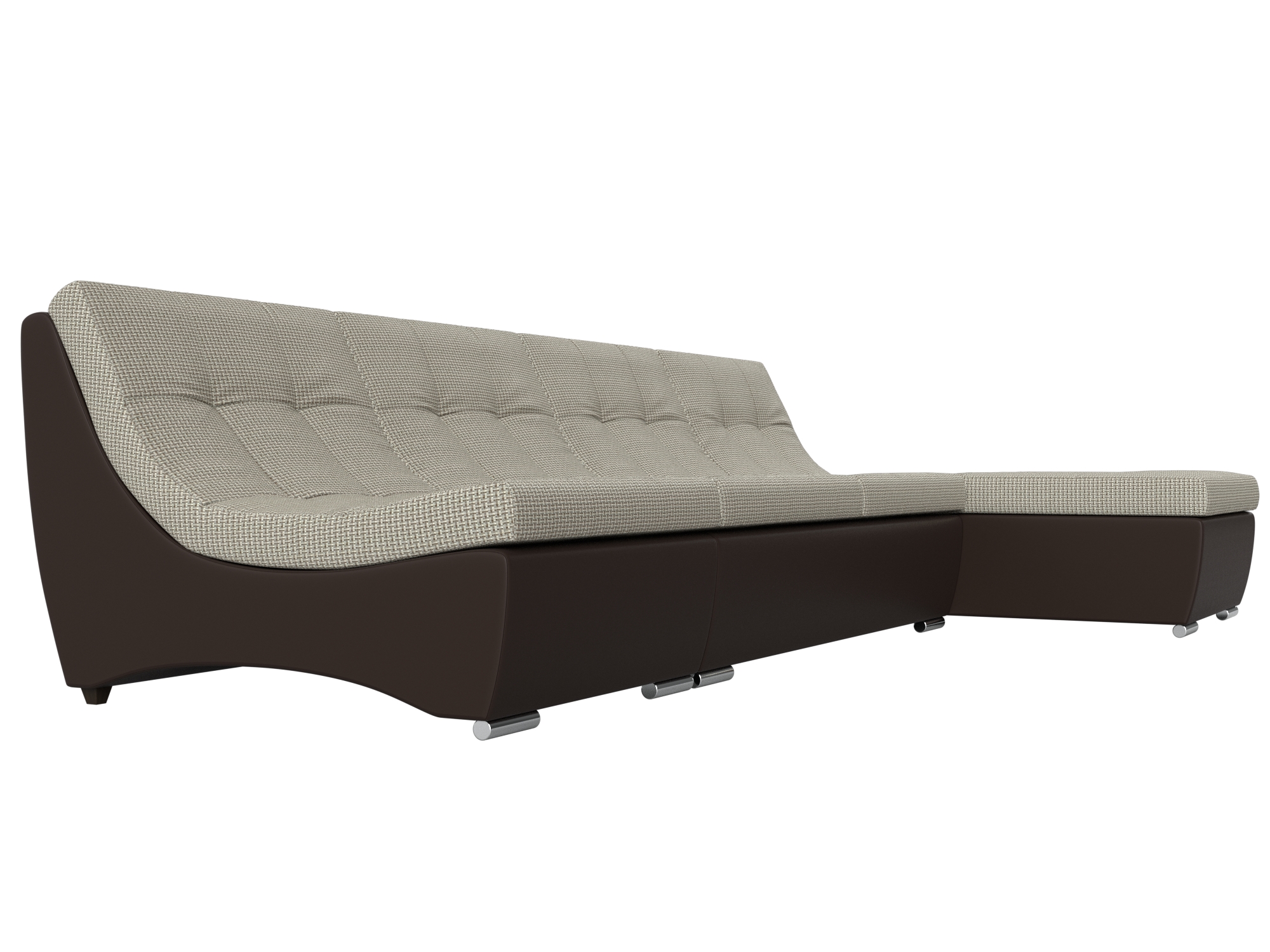 Угловой модульный диван Монреаль Корфу 02\коричневый