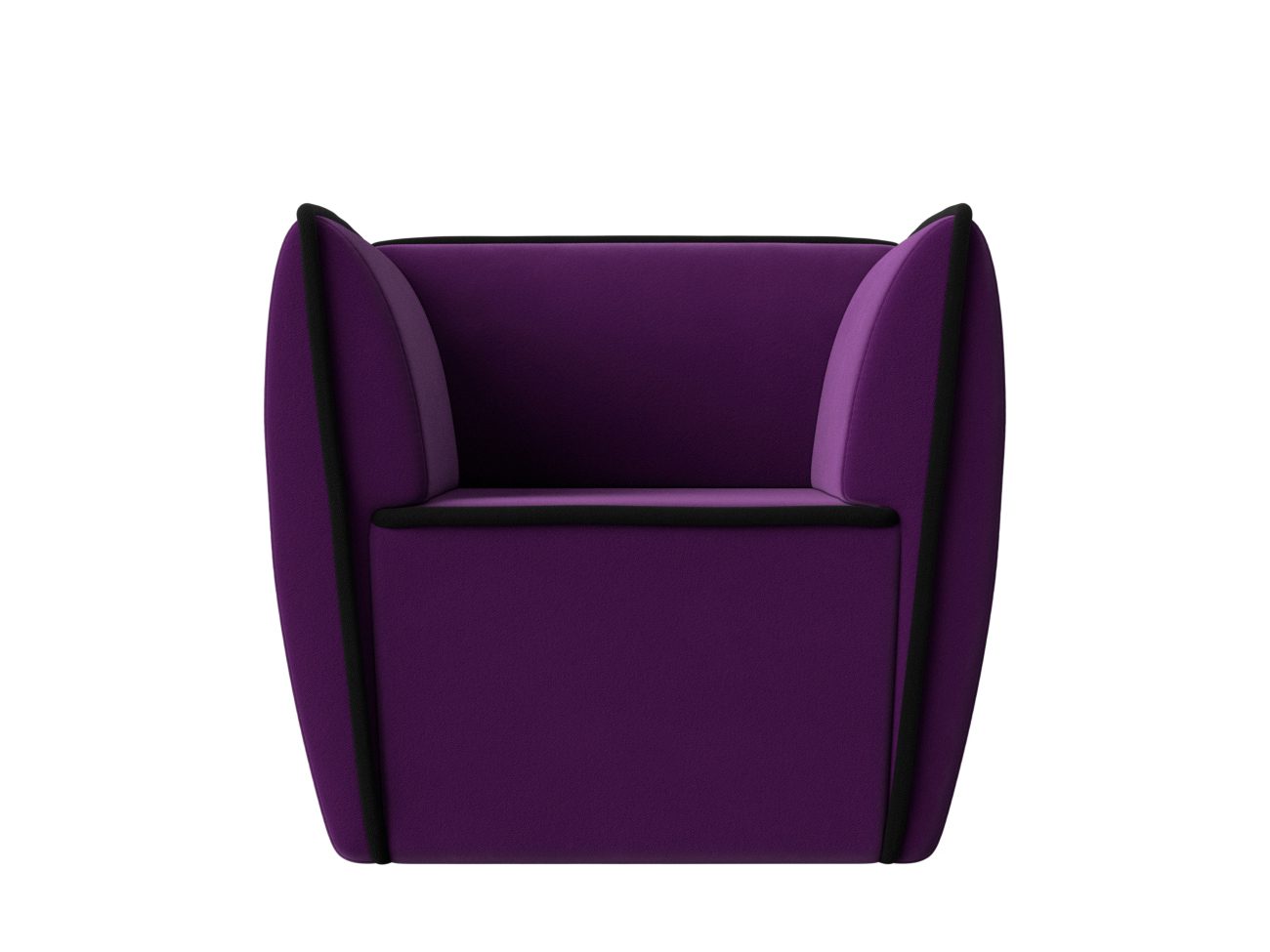 Кресло Бергамо Фиолетовый\Черный