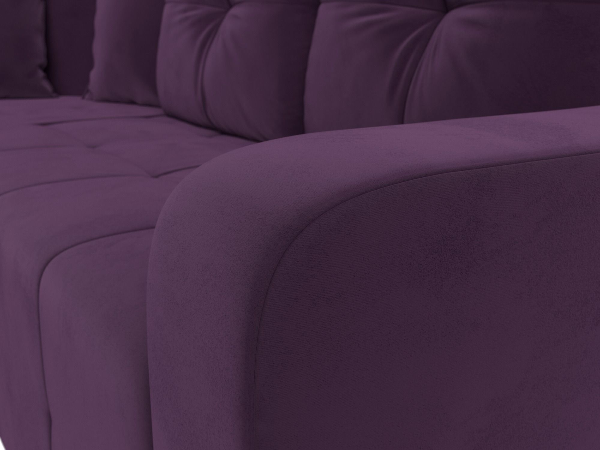 Угловой диван Кембридж левый угол Фиолетовый