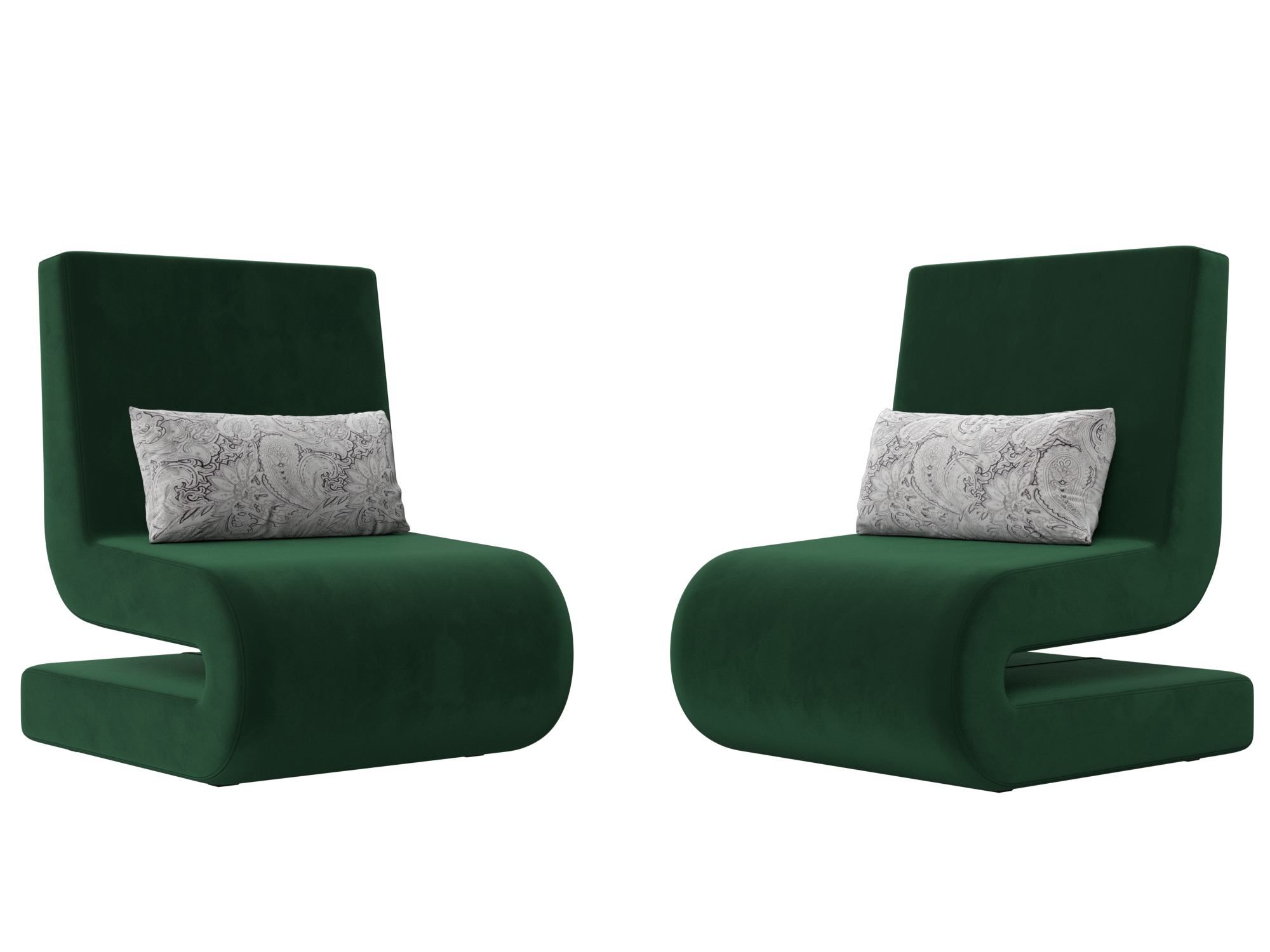Кресло Волна (2 шт) Зеленый