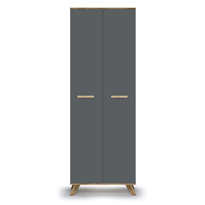 Шкаф 800 высокий «Вега Скандинавия» (силк флай) Кураж