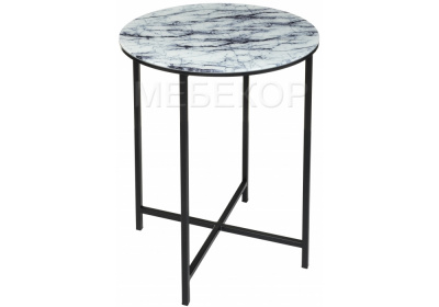 Журнальный стол Волопас белый мрамор Woodville