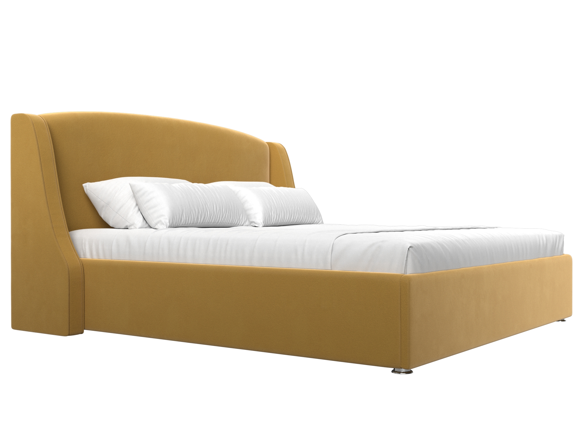 Интерьерная кровать Лотос 160 Желтый