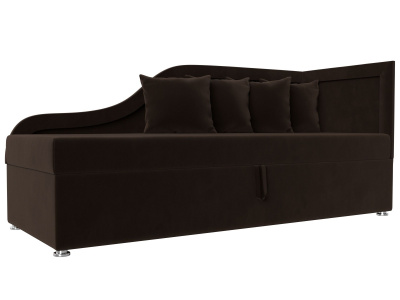 Детский диван Дюна правый угол Коричневый