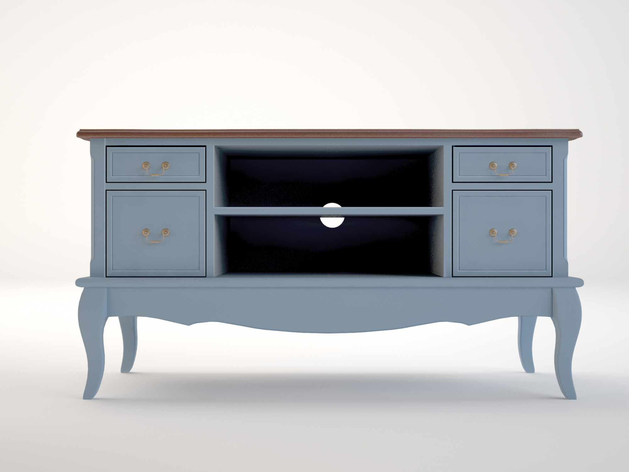 Комод под TV "Leontina Blue" арт ST9328B Этажерка Комод под TV "Leontina Blue" арт ST9328B Этажерка
