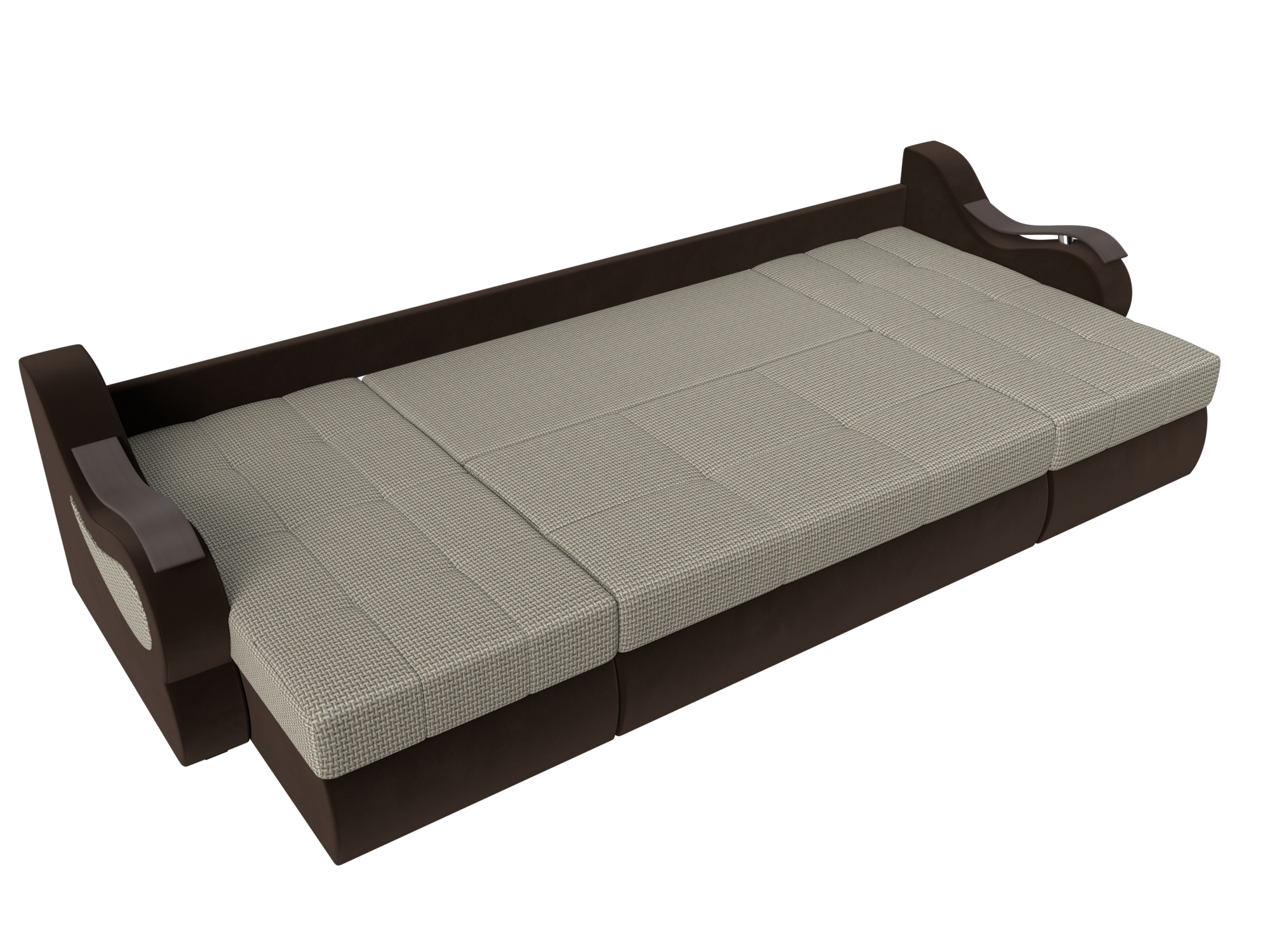 П-образный диван Меркурий Корфу 02\коричневый