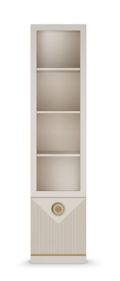 Витрина 450 левая (сатин) Капри Кураж