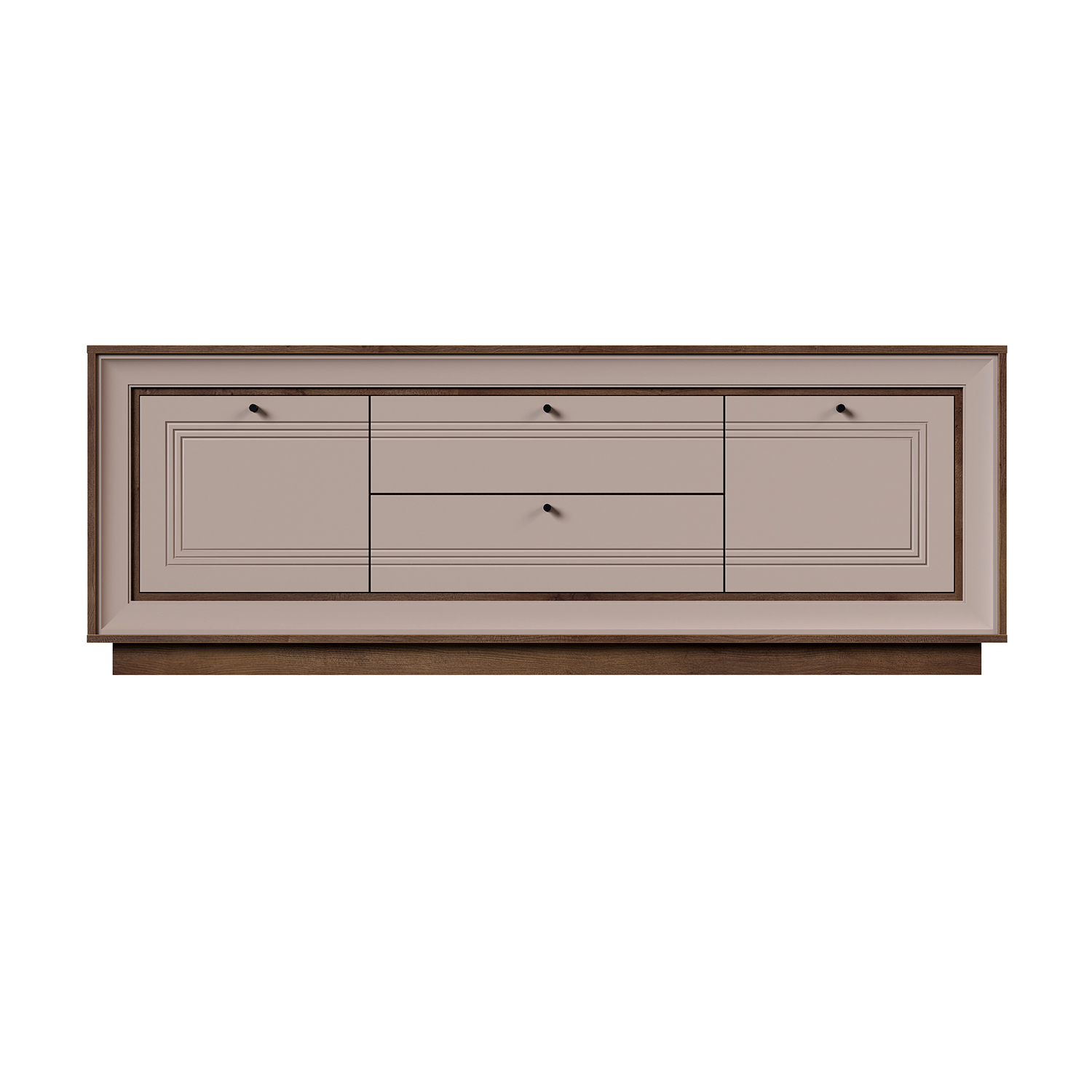 Тумба под ТВ 1800 (таксония шоколадная, кофе с молоком) «Прато» Кураж