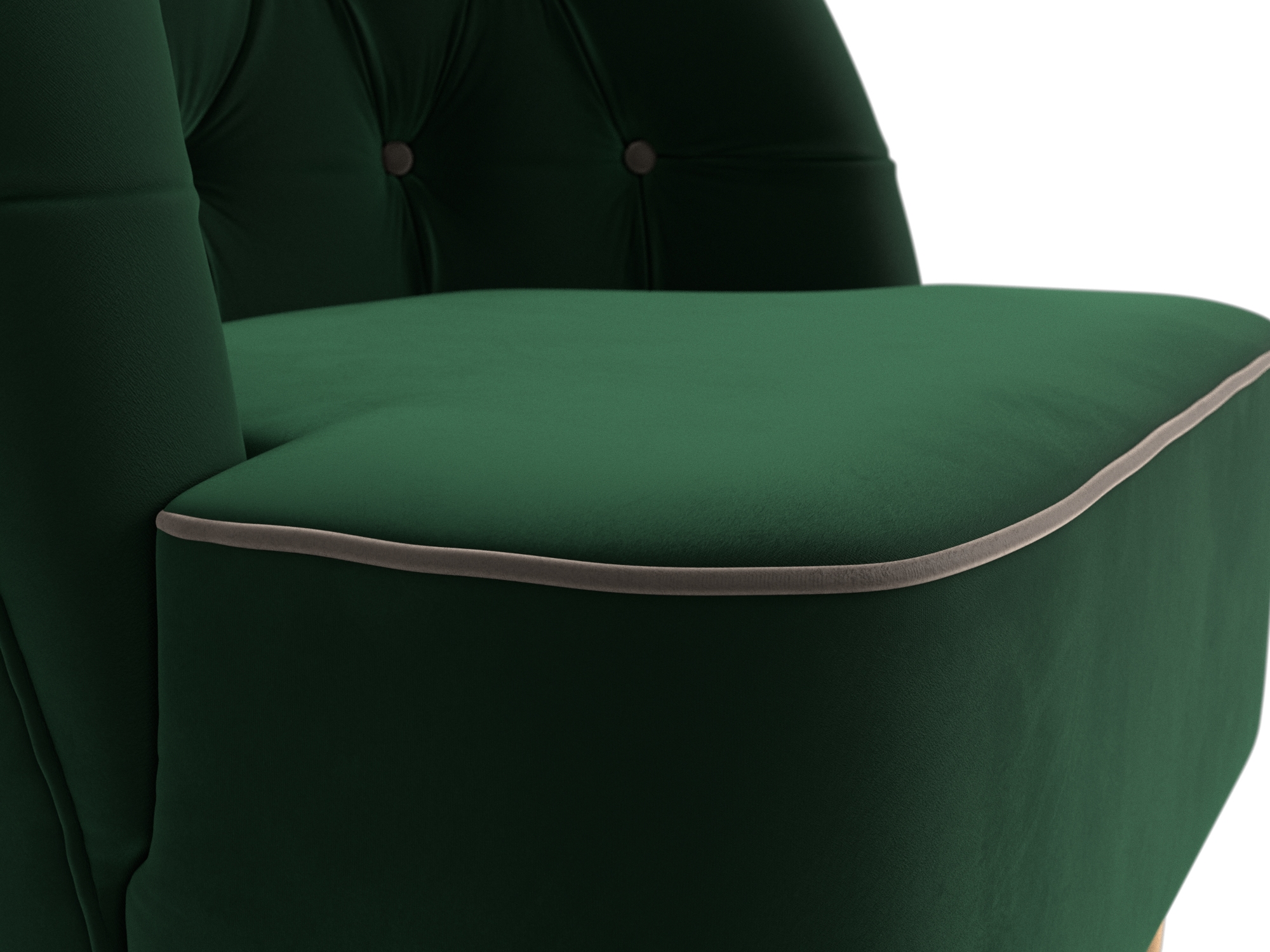 Кресло Амиса Зеленый\Коричневый