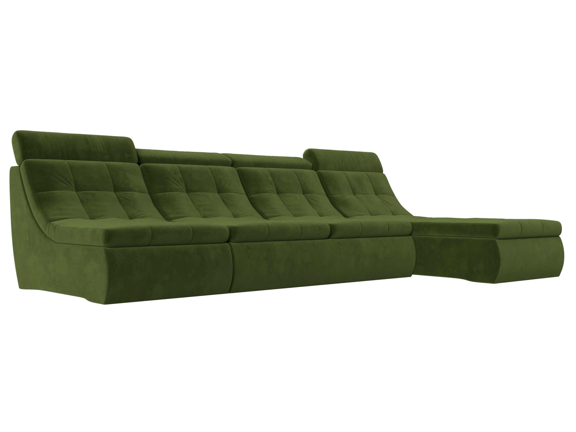 Угловой модульный диван Холидей Люкс Зеленый