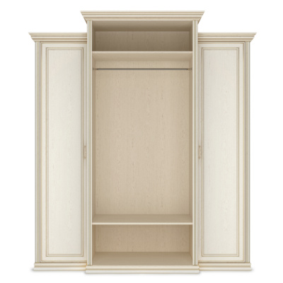 Шкаф четырехдверный с пеналами (корпус, боковые двери в комплекте) «Венето» Кураж