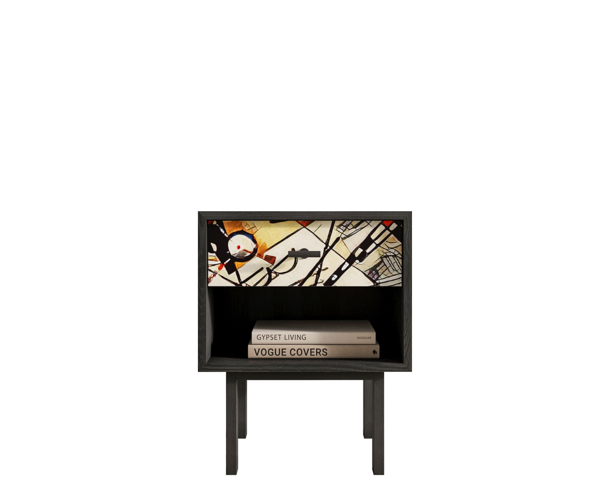 Тумбочка с верхним ящиком "Emerson" by Kandinsky арт EM11/Print_01 Этажерка