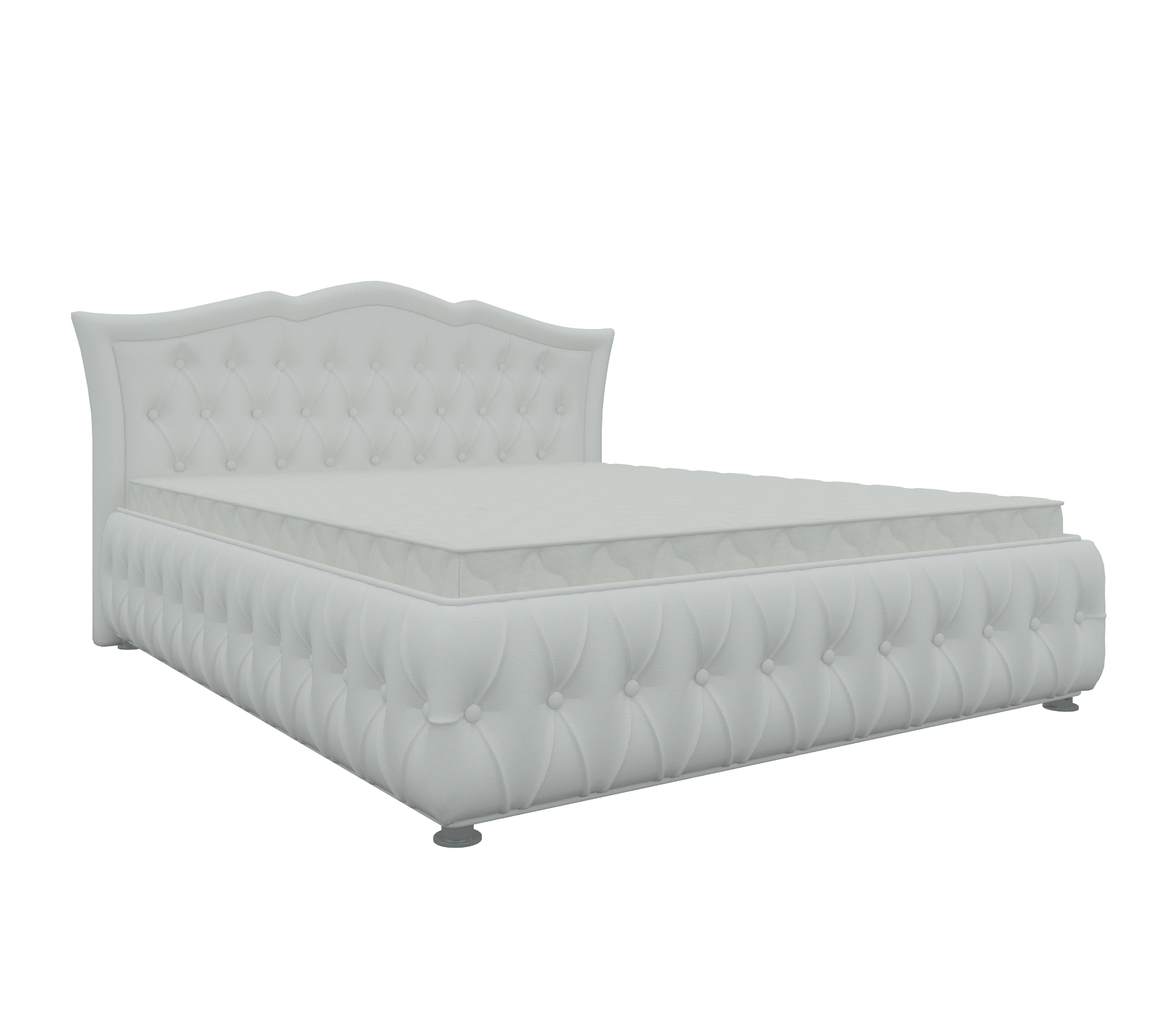 Интерьерная кровать Герда 160 Белый