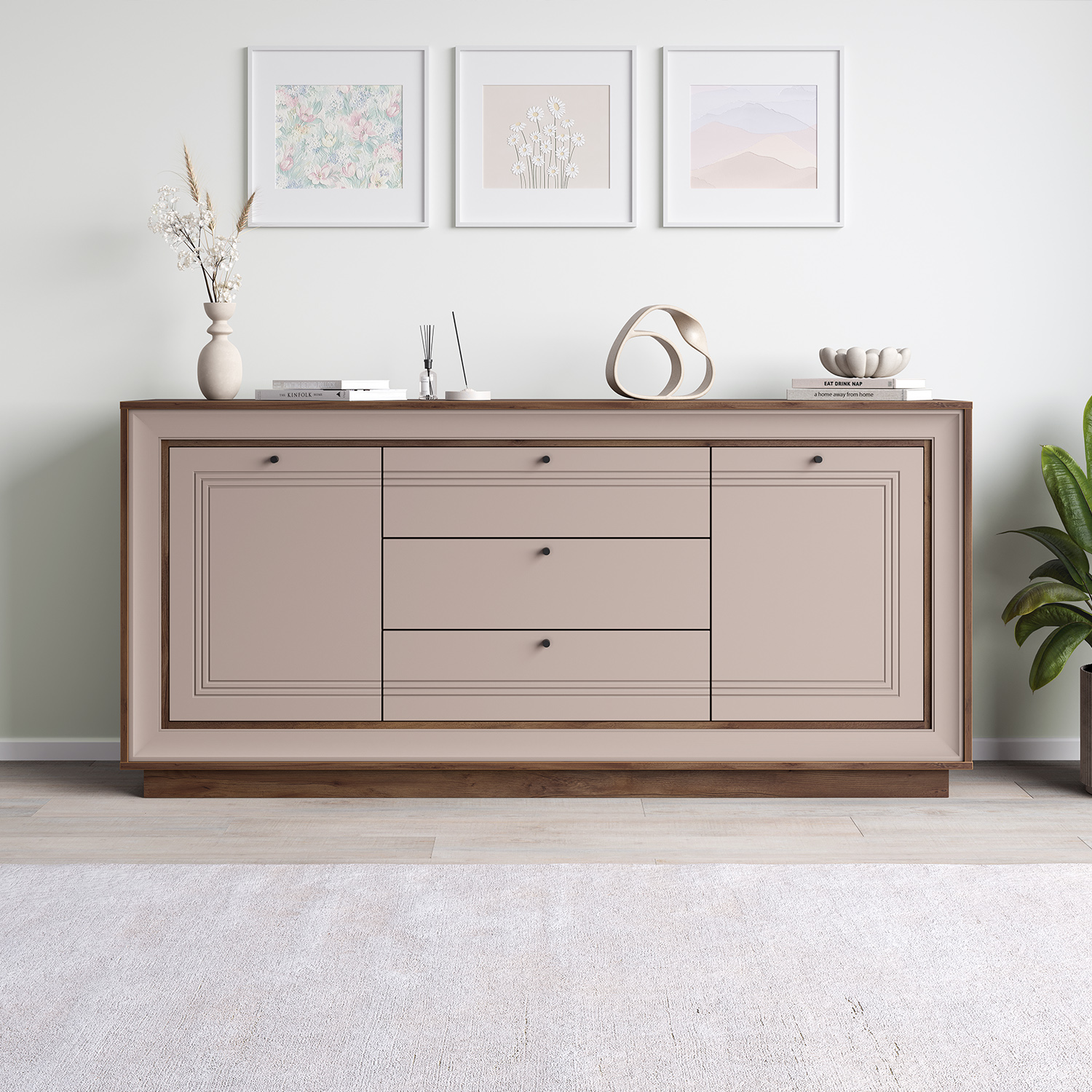 Комодино 1800 (таксония шоколадная, кофе с молоком) «Прато» Кураж