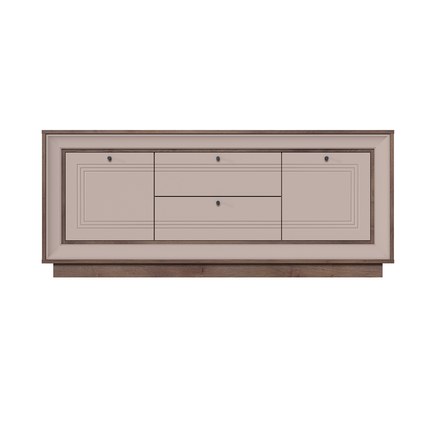 Тумба под ТВ 1536 (таксония шоколадная, кофе с молоком) «Прато» Кураж