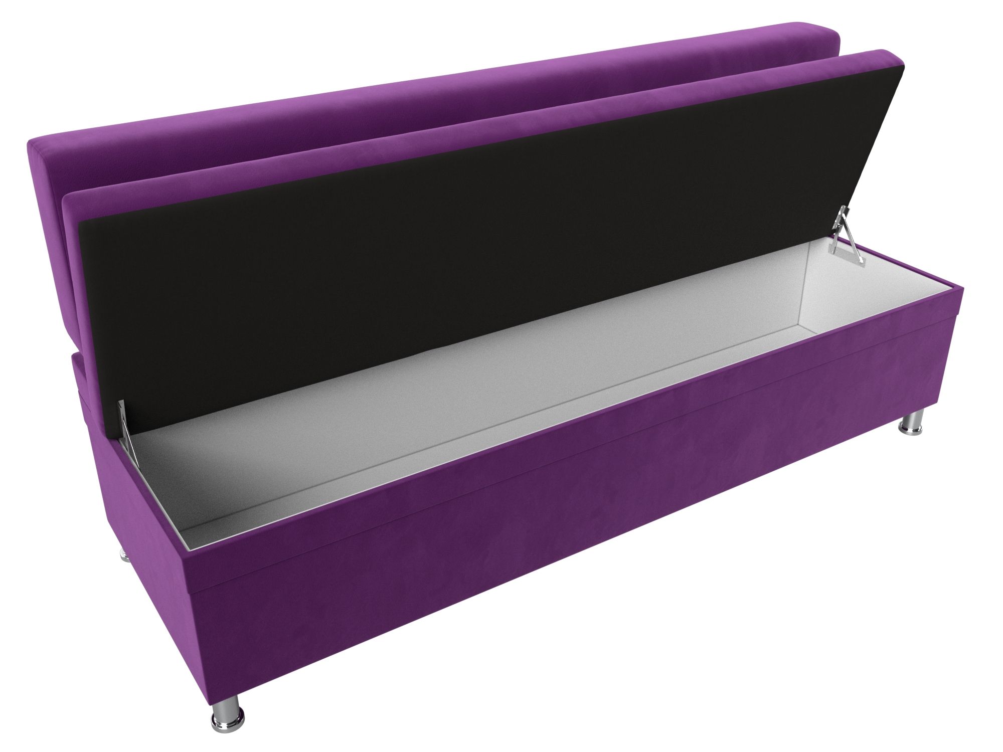 Кухонный прямой диван Стайл Фиолетовый