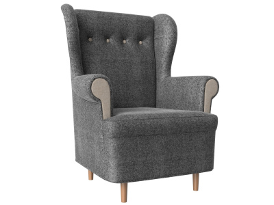 Кресло Торин Серый\Бежевый