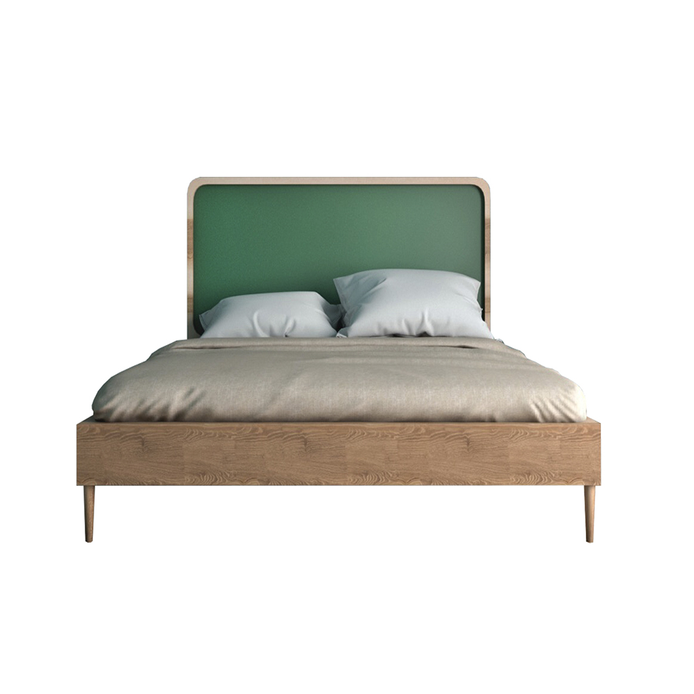 Кровать в Скандинавском стиле "Ellipse" 120*190 арт EL12G Этажерка