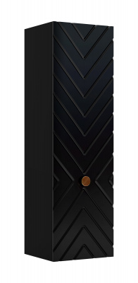 Полка навесная 350 Марсель (черный) Кураж