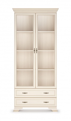 Шкаф (2 стеклодвери) «Сиена» Кураж