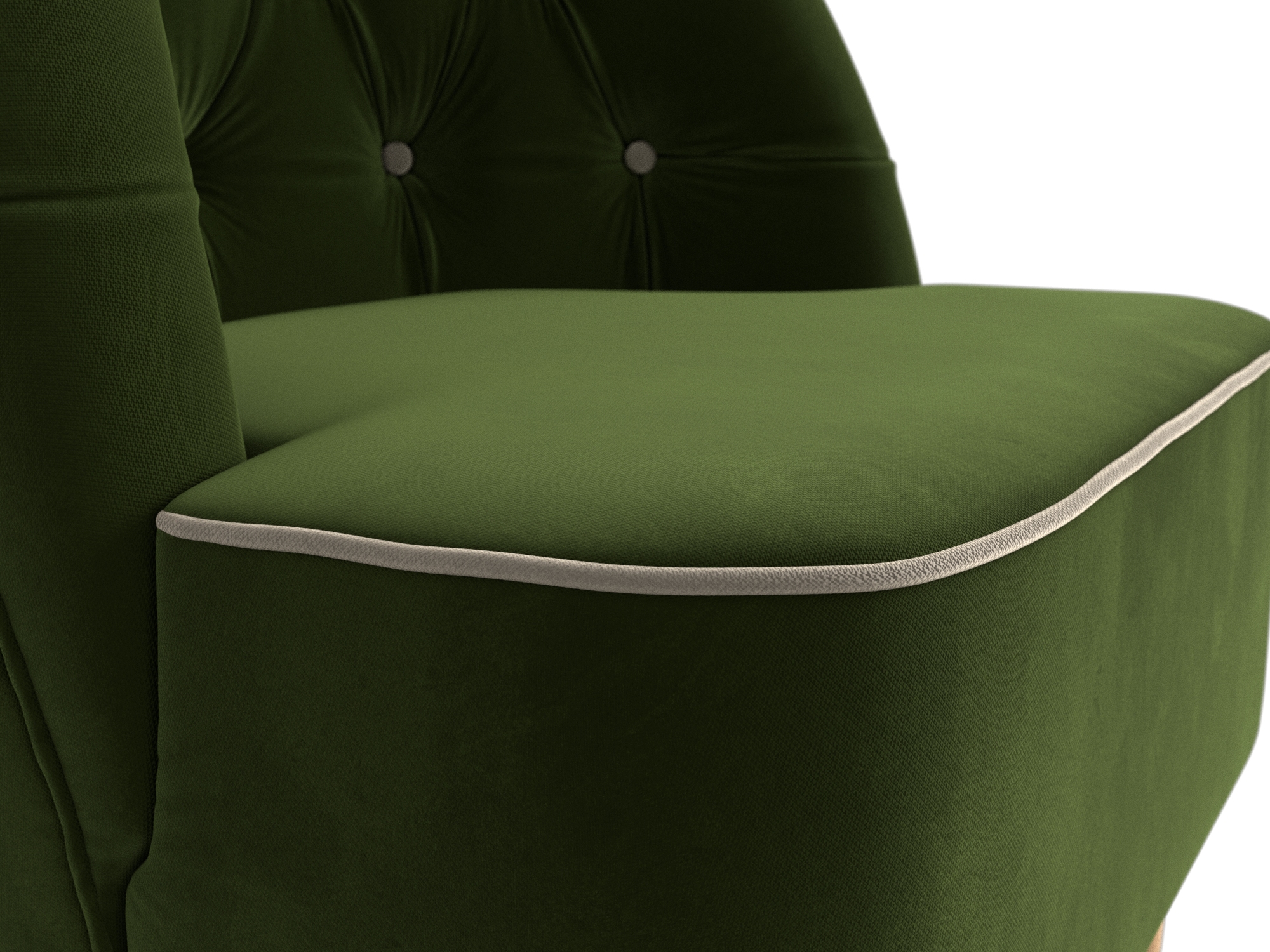 Кресло Амиса Зеленый\Бежевый